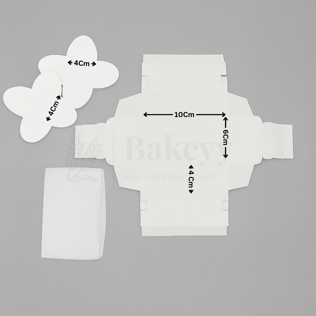 2 Cavity Chocolate Box| White Colour Cavity Box| Pack of 100