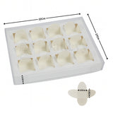 17x22Cm | 12 Cavity Chocolate/ Sweet Box| Diwali Gift Box| Multipurpose Box| Pack of 25