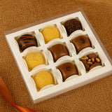 17x17Cm | 9 Cavity Chocolate/ Sweet Box| Diwali Gift Box| Multipurpose Box| Pack of 25