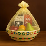 Large Fancy Net Basket | Hamper Basket | 28x8 cm| 1 Piece