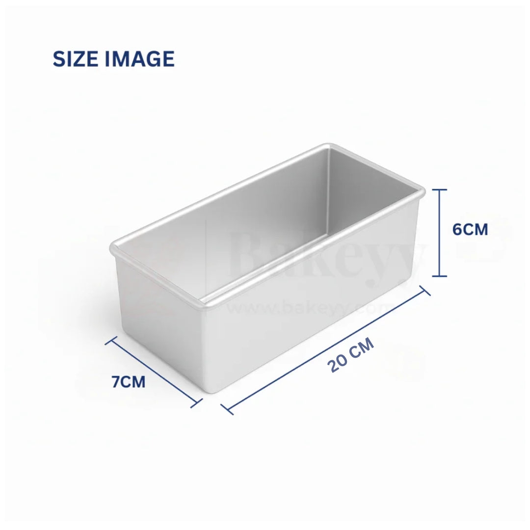 Aluminium Rectangular Bar Tin - Cake Baking Mould | 1 Piece