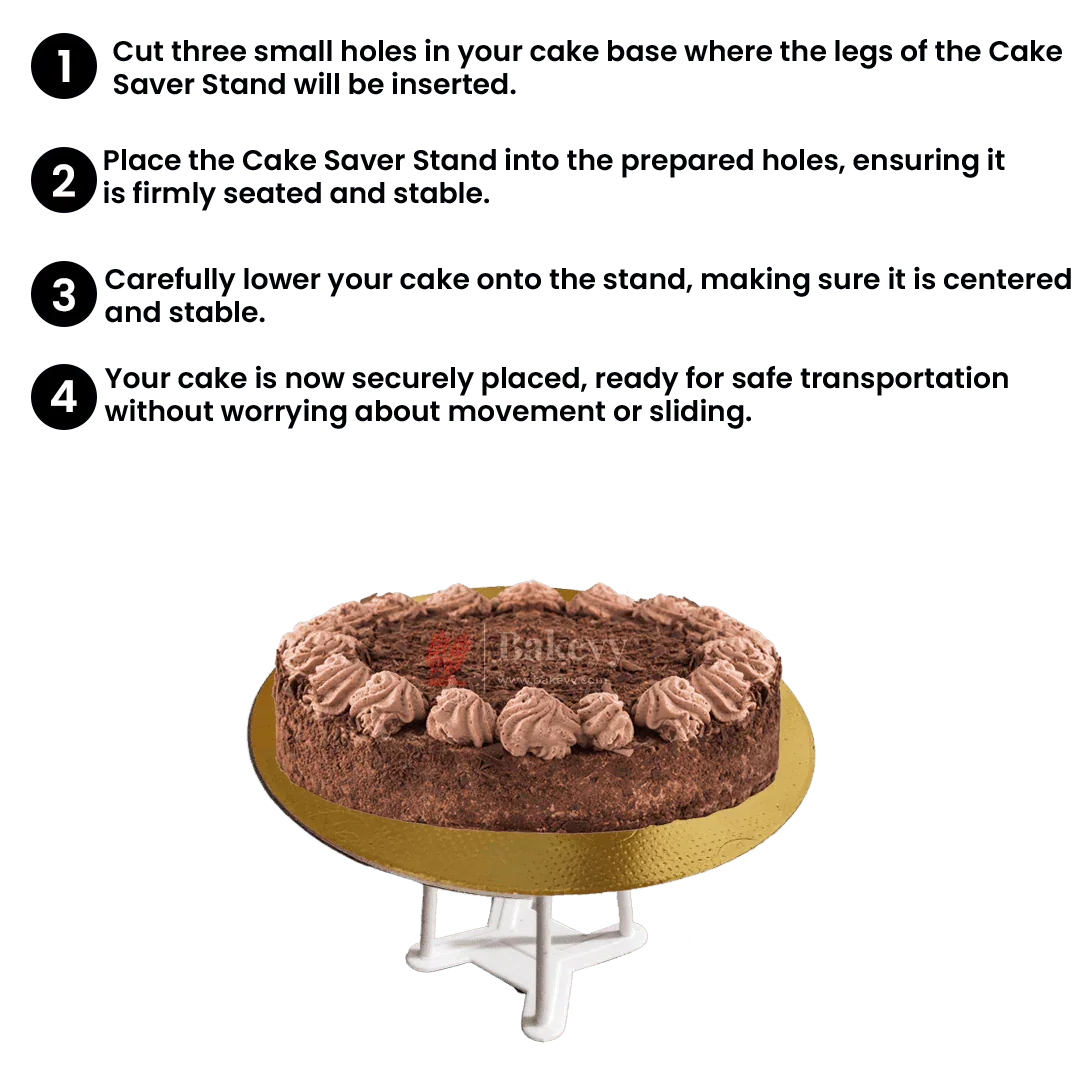Cake Stability Saver Stand | For Secure Transportation - PACK OF 50 - Bakeyy.com - India - Cake Stability Saver Stand | For Secure Transportation - PACK OF 50 - Pack Of 50 Pieces