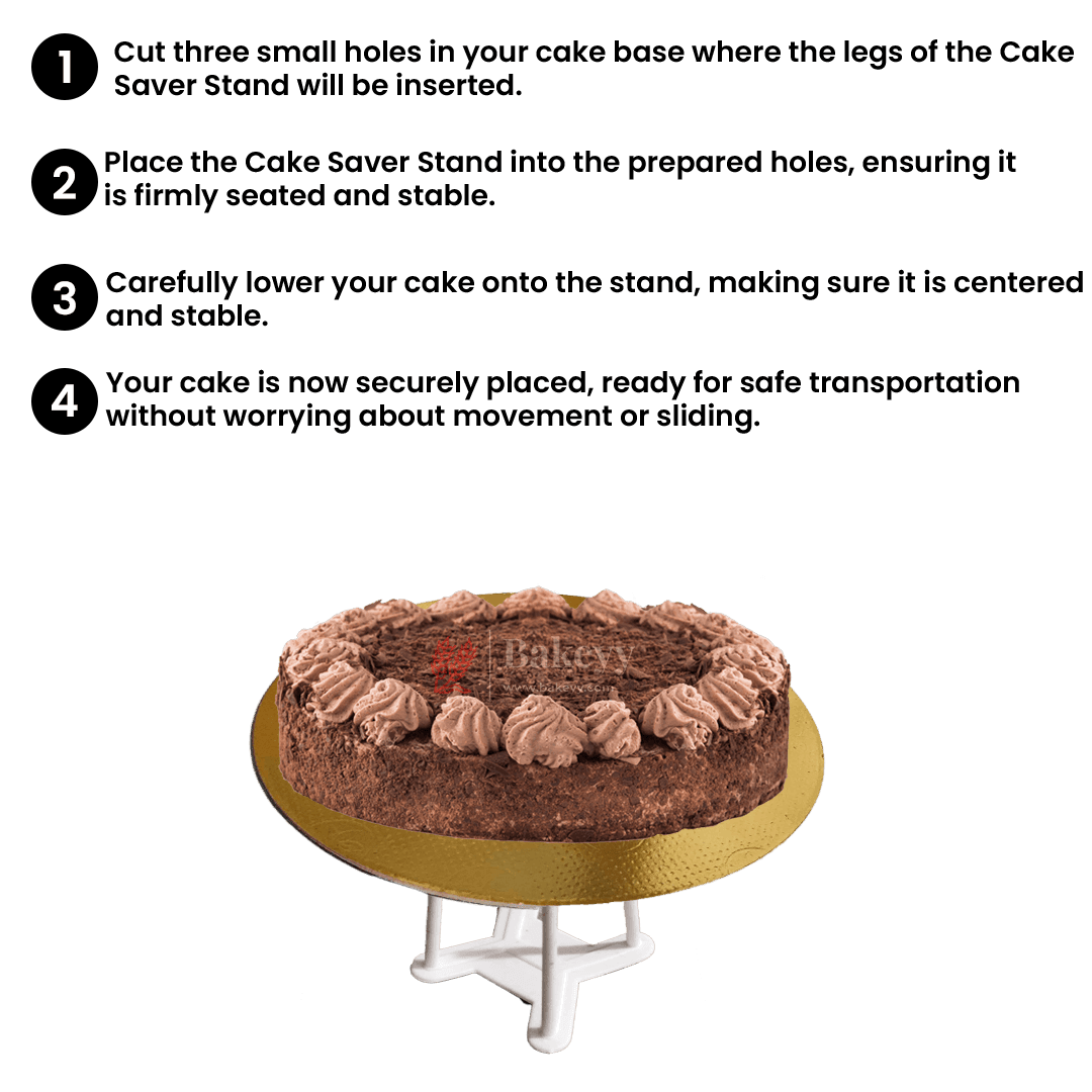 Cake Stability Saver Stand | For Secure Transportation - PACK OF 50 - Bakeyy.com - India - Cake Stability Saver Stand | For Secure Transportation - PACK OF 50 - Pack Of 50 Pieces