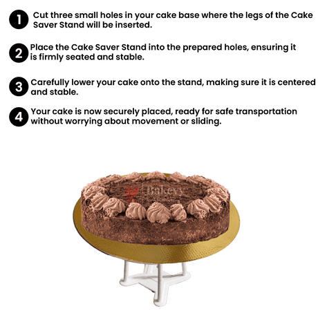Cake Stability Saver Stand | For Secure Transportation - PACK OF 50 - Bakeyy.com - India - Cake Stability Saver Stand | For Secure Transportation - PACK OF 50 - Pack Of 50 Pieces