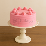 10 Inch Round | Detachable 2 Piece Cake Stand | White | 1 Piece