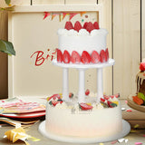 Cake Supporting Pillars | Roman Column Cake Stand Supports | Pillar Dowel Rods | Pack of 4 - Bakeyy.com - India - Cake Supporting Pillars | Roman Column Cake Stand Supports | Pillar Dowel Rods | Pack of 4 - Small 156.00