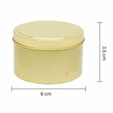 100 ml | Empty Candle Tin Box | Metal Candle Box | Pack of 12