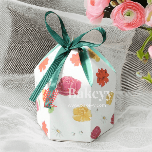 Candy Box | 10Pcs | Gift Box | Favor Box with Bowknot | - Bakeyy.com - India - Candy Box | 10Pcs | Gift Box | Favor Box with Bowknot | - White