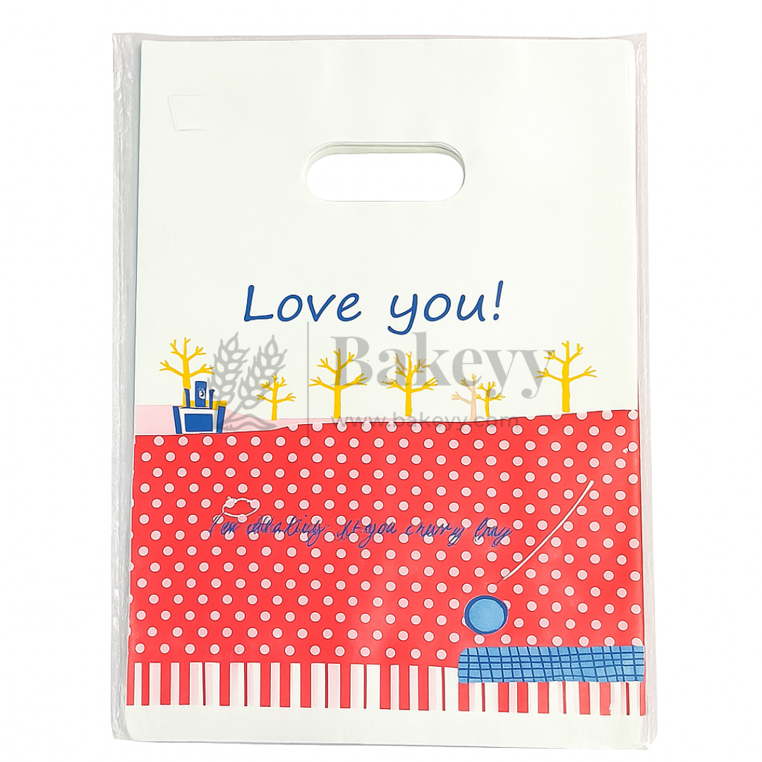 Premium Printed Carry Bags | 4 Size Options | Various Designs for Return Gifts & Hampers | Pack of 100