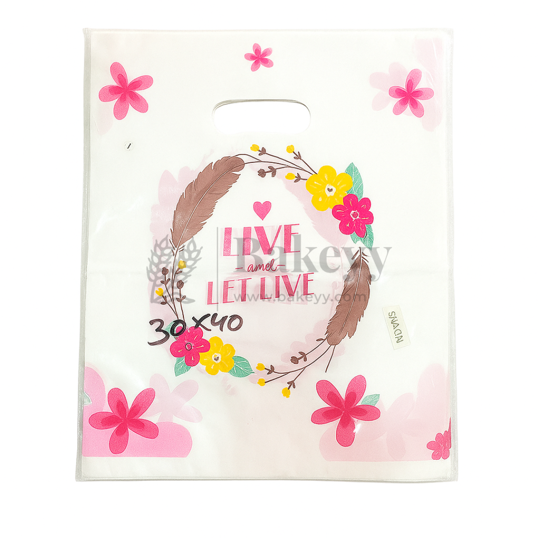Premium Printed Carry Bags | 4 Size Options | Various Designs for Return Gifts & Hampers | Pack of 100