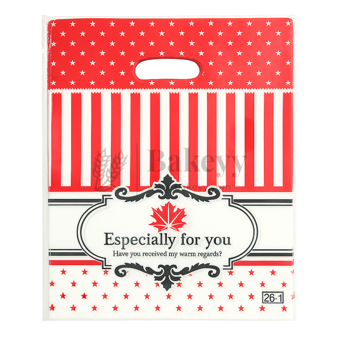 Premium Printed Carry Bags | 4 Size Options | Various Designs for Return Gifts & Hampers | Pack of 100