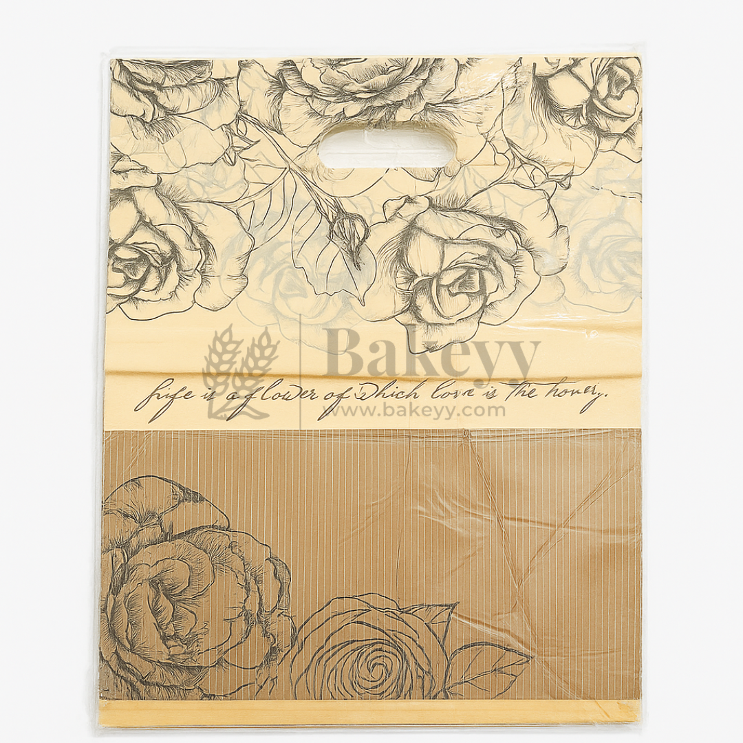 Premium Printed Carry Bags | 4 Size Options | Various Designs for Return Gifts & Hampers | Pack of 100