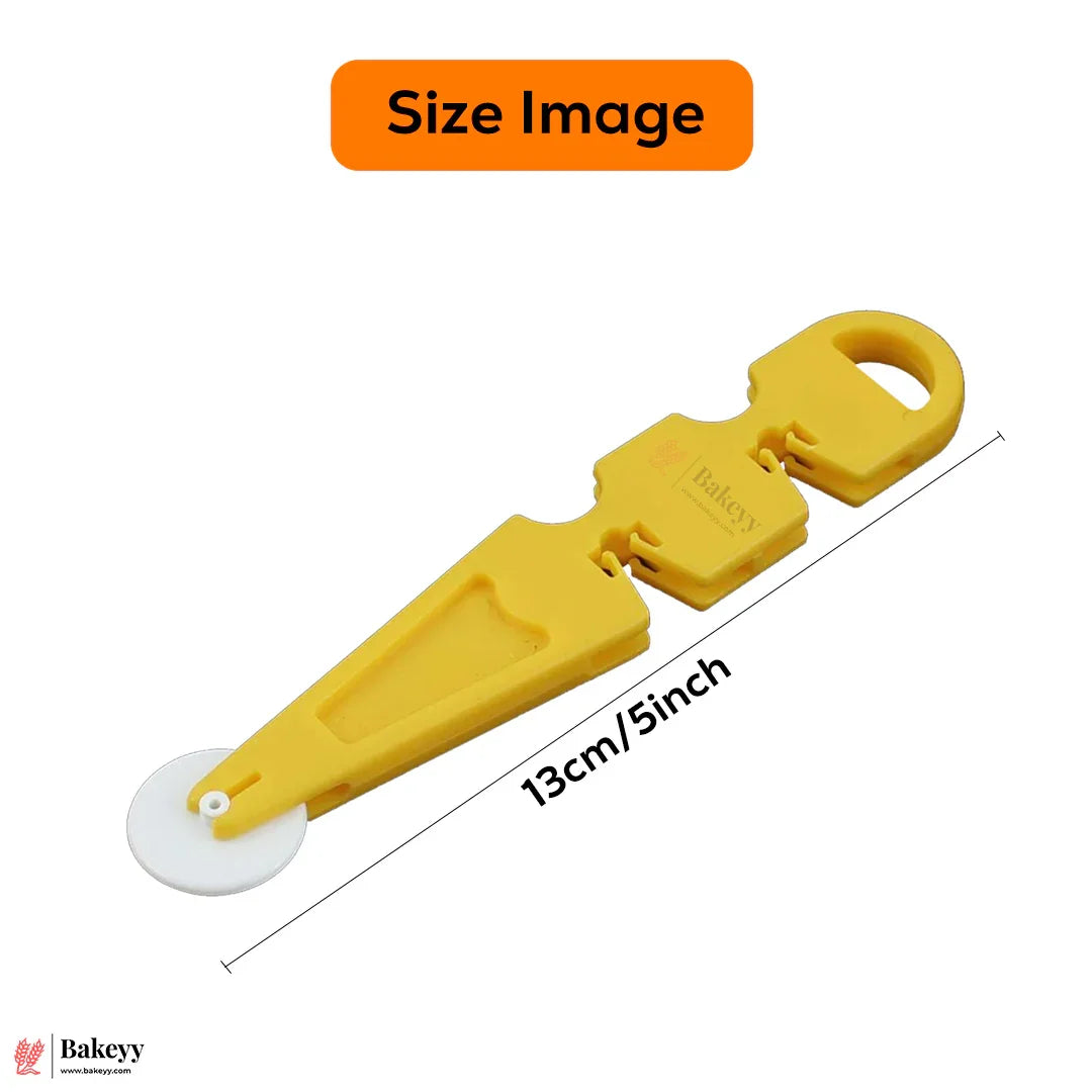 Fondant Cutter & Embosser Tool – With 3 Interchangeable Wheels | For Cake Decorating, Fondant, and Pastry Design