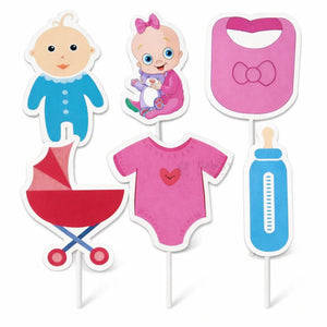 Celebration_Theme_Cake_Topper_Assorted_Designs_Celebration_Event_Cake_Toppers_Pack_of_6_2 - Bakeyy.com