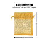 Gold Organza Potli Bags