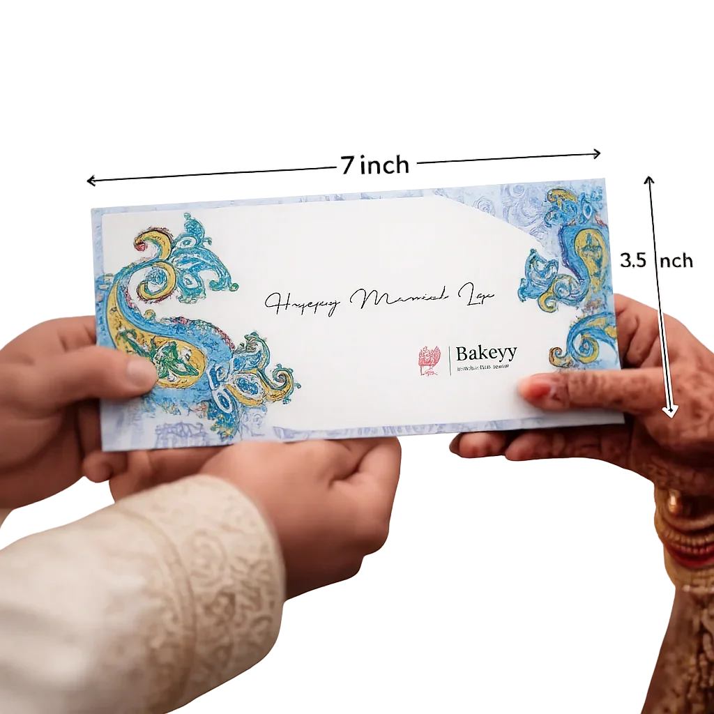 Designer Money Envelope Shagun Cover for Wedding and Festive Gifting | Pack of 10 - Bakeyy.com - India - Designer Money Envelope Shagun Cover for Wedding and Festive Gifting | Pack of 10 - Design 1 70.00