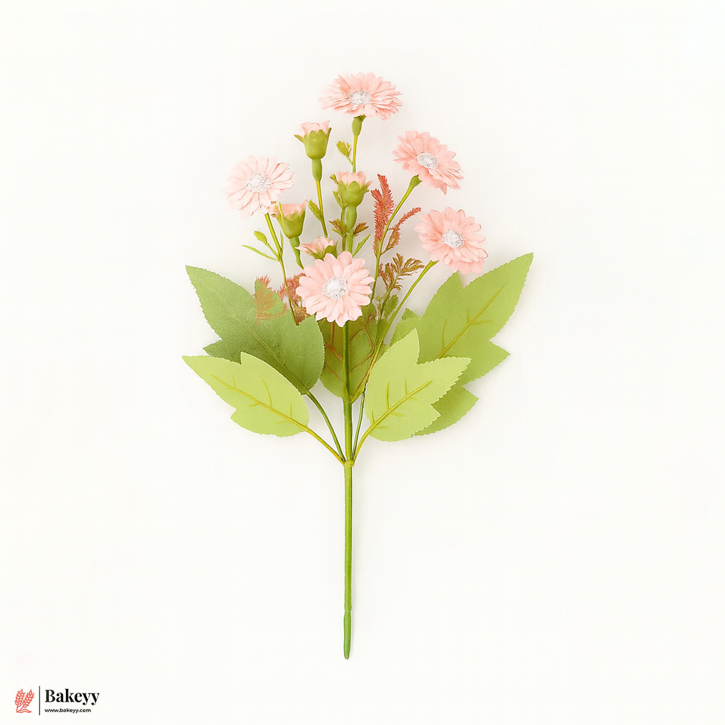 Artificial Daisies Flower Bunch – 35cm | Decorative Stick for Home & Events | Pack Of 1