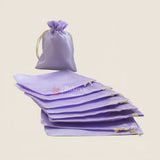 10x14 cm  Satin Potli Bags-Lavender | Pack of 25