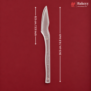 Disposable Cake Knife | Serrated Cake Cutter | Pack of 100