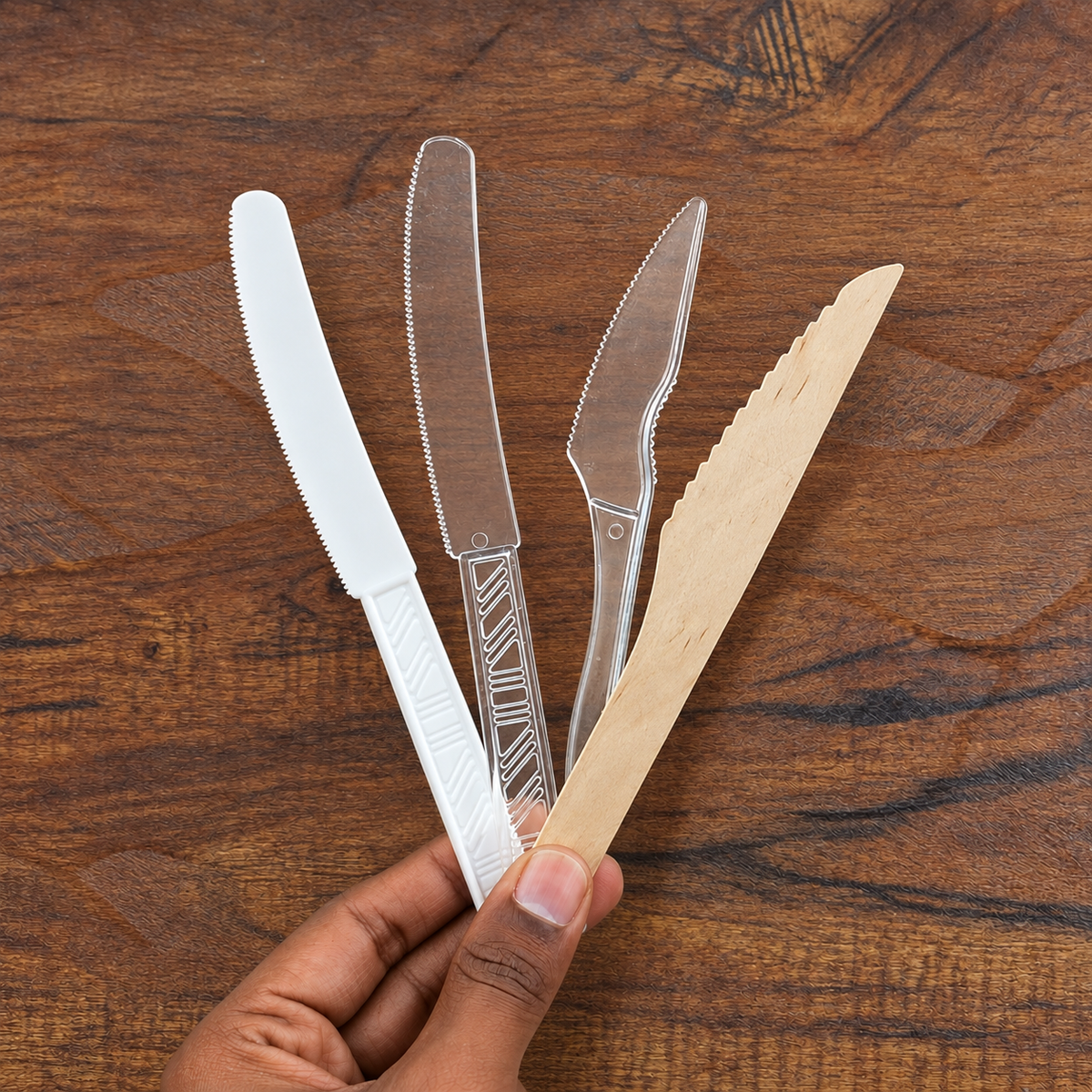 Disposable Cake Knife | Serrated Cake Cutter | Pack of 100