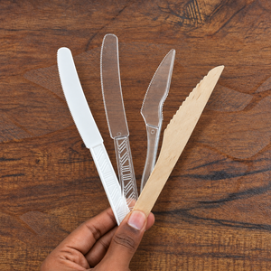 Disposable Cake Knife | Serrated Cake Cutter | Pack of 100