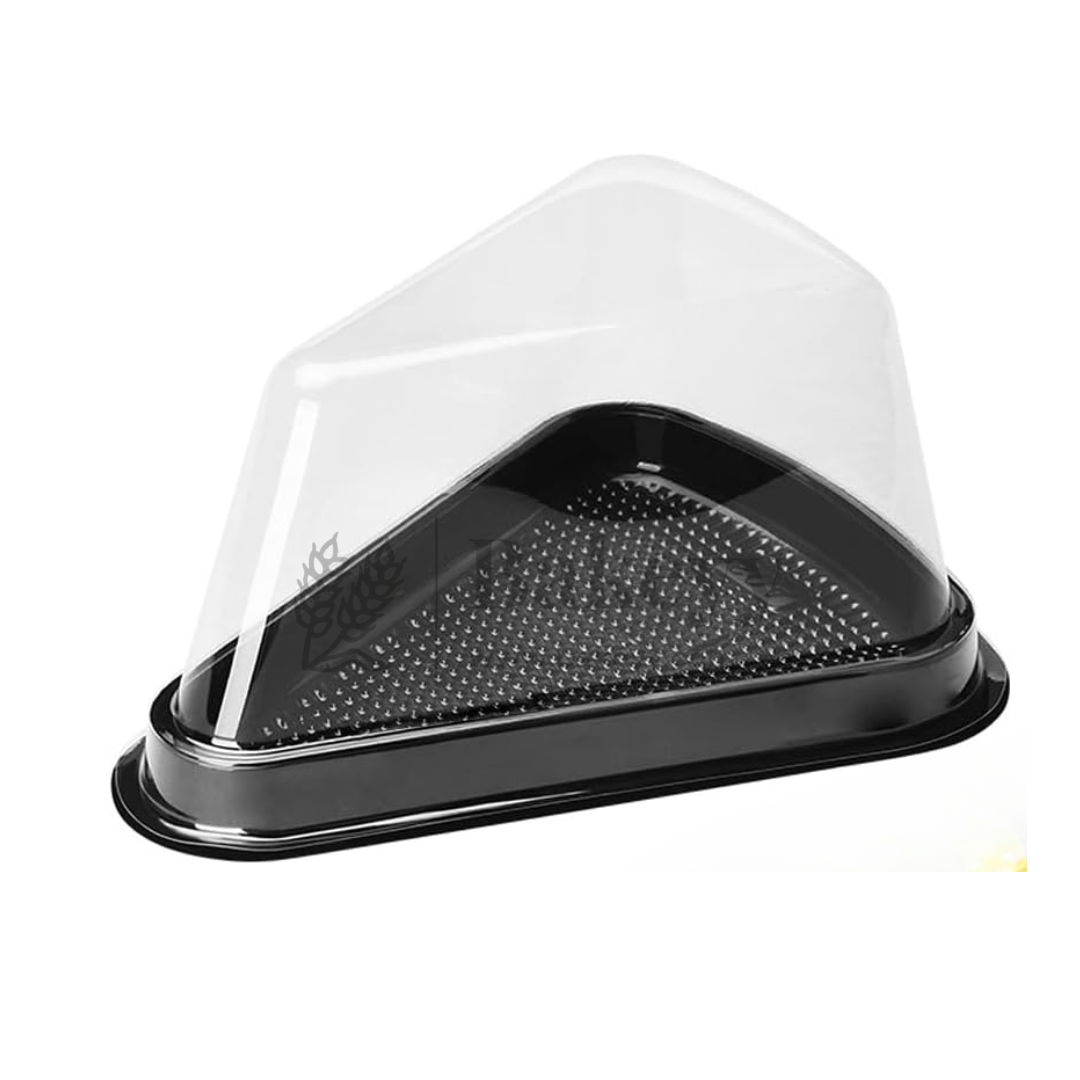 Triangle Pastry Boxes with Clear Dome Lid | Pack of 50