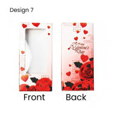 Chocolate Bar Box | Chocolate Bar Gift Box with Window | Chocolate Packaging Box | Pack Of 10