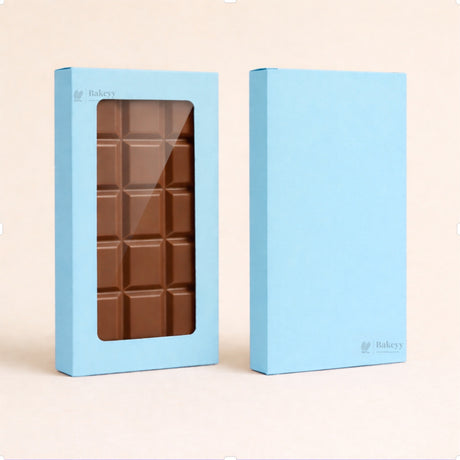 Chocolate Bar Packaging Box with Window | Premium Chocolate Gift Box | Multiple Colors Available | Pack of 50