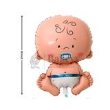 Baby Boy Foil Balloon – Blue Pacifier & Diaper | Party Decoration | 1 Piece