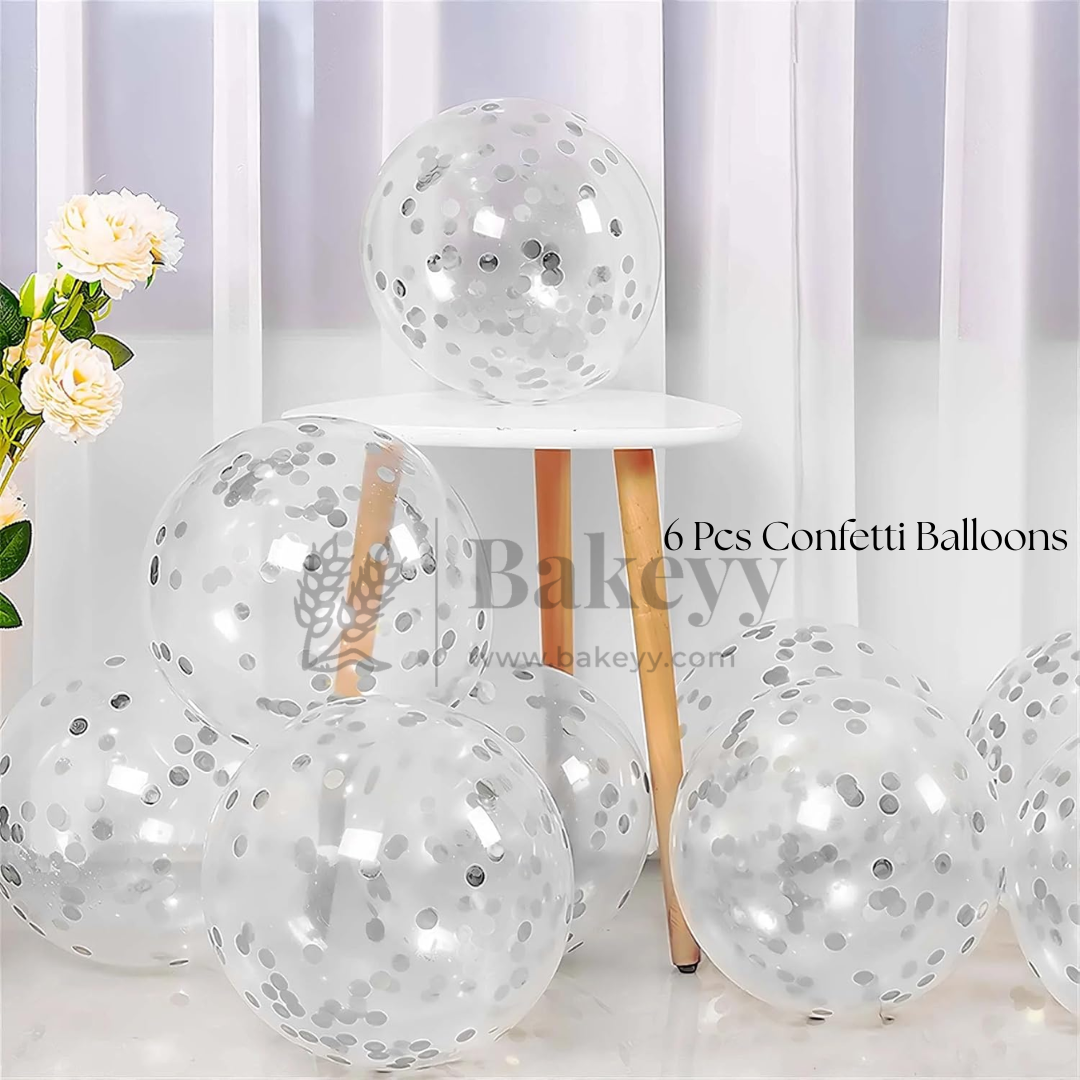 Silver Moon & Star Balloon Set | Party Decoration Combo | 14 pc Set | 1 Piece