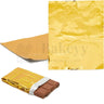 Big Aluminium Chocolate Wrapping Paper | Pack of 200 - Bakeyy.com - India - Big Aluminium Chocolate Wrapping Paper | Pack of 200 - Gold