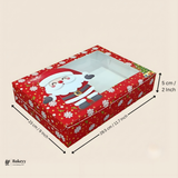 Premium Christmas Brownie Gift Box | Perfect for Christmas Cookies & Brownie | Pack of 25