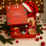 Christmas Print Rigid Hamper Boxes | Perfect for Christmas Gifting | 1 Piece