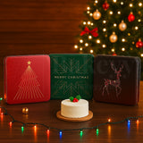 Christmas Hamper Square Tin Box | Pack of 2