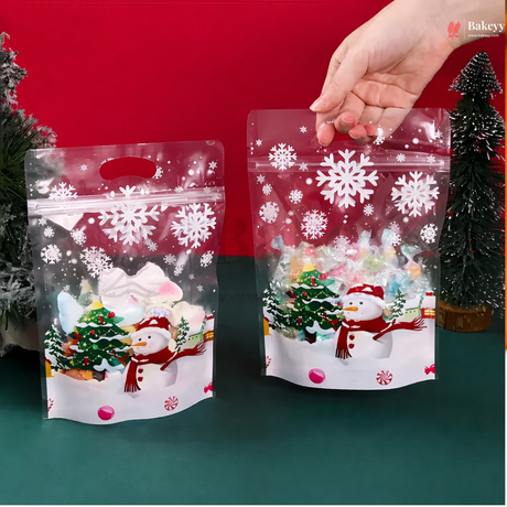 Christmas Print Ziplock Pouches 3