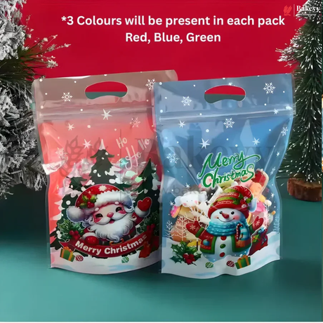 Christmas Print Ziplock Pouches 5