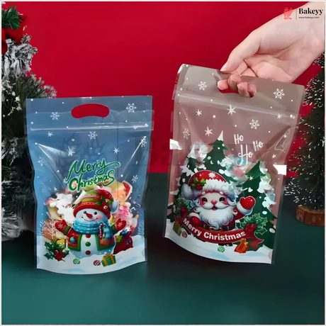 Christmas Print Ziplock Pouches 8