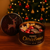 Christmas Assorted  Prints Dream Cake Tin Box