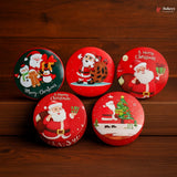 Christmas Candle Tin Box | Random Prints per Pack | Pack of 12