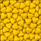 Heart-Shaped Sugar Confetti | Edible Cake & Dessert Decorations | Metallic Finish | 200 gm
