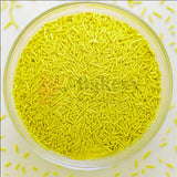 Vermicelli Shaped Sugar Confetti | Edible Cake & Dessert Decorations | Metallic Finish | 200 gm