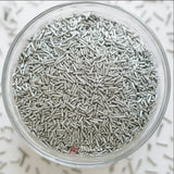 Vermicelli Shaped Sugar Confetti | Edible Cake & Dessert Decorations | Metallic Finish | 200 gm