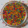 Vermicelli Shaped Sugar Confetti | Edible Cake & Dessert Decorations | Metallic Finish | 200 gm