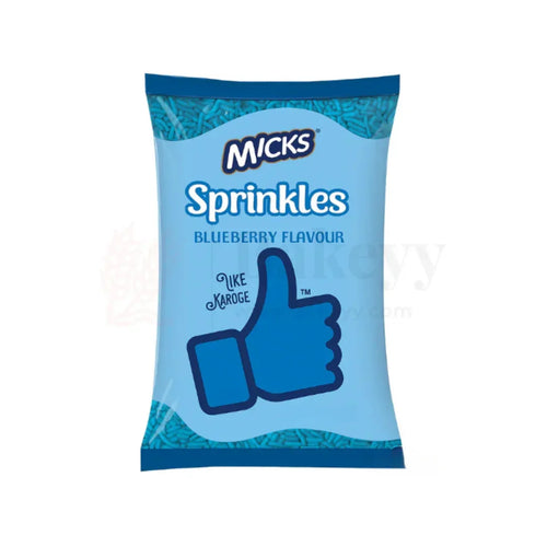 Micks Flavoured Sprinkles | Premium Baking Toppings | 200g - Bakeyy.com - India - Micks Flavoured Sprinkles | Premium Baking Toppings | 200g - Blueberry