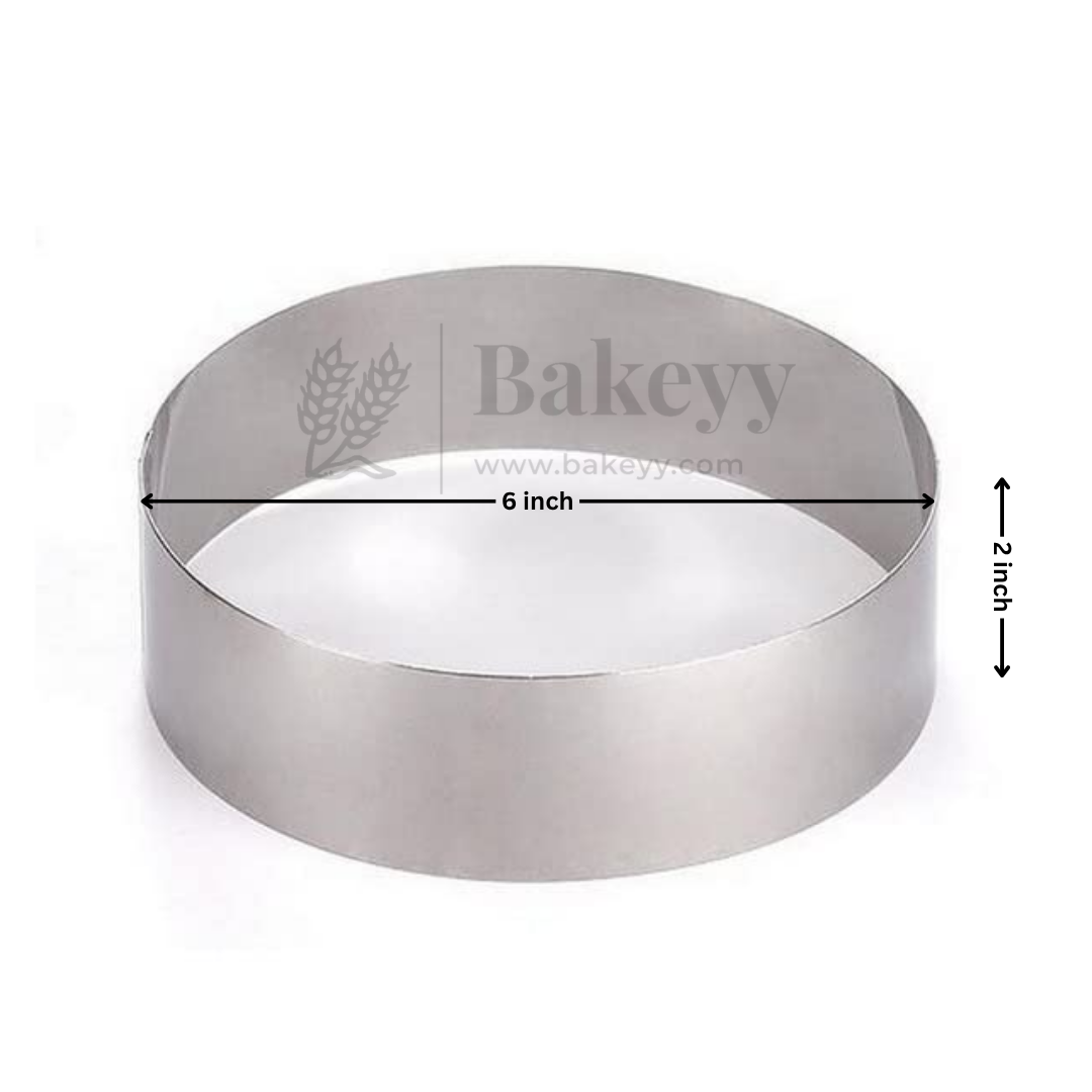 Stainless Steel Round Cake Cutter | Cutting Ring | 1 Piece