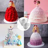 Aluminum Doll Dress Shape Cake Mould | 1 Piece