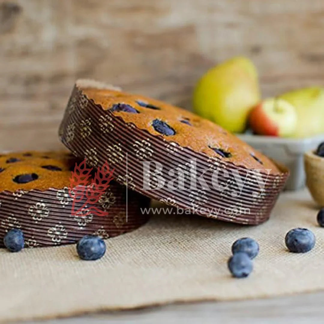 Bake and Serve Round Mould  | Paper Baking Mould | Plum Cake Mould | Christmas Cake Moulds