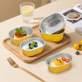 Aluminum Foil Baking Containers with Transparent Lid | Rectangle Tins | Bake N Serve | Pack of 100