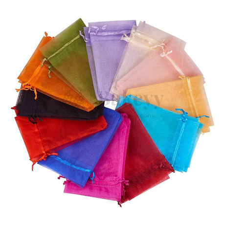 Organza Potli Bag - Bakeyy.com - India - Organza Potli Bag - Light Pink / 7x9Cm-Pack of 99