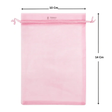 Organza Potli Bag - Bakeyy.com - India - Organza Potli Bag - Light Pink / 10x14 Cm-Pack of 99